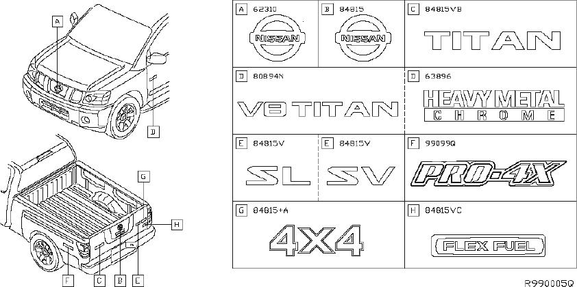 Nissan-Frontier-Tailgate-Decal-(Rear).-LABEL---99098-7S205-...