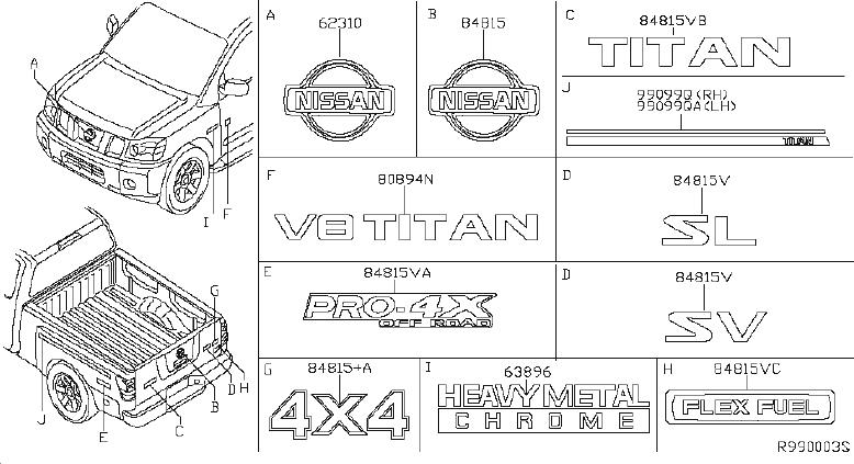 Nissan-Frontier-Tailgate-Decal-(Rear).-LABEL---99098-7S205-...