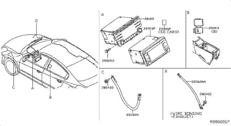 Nissan Sentra Radio Wiring Harness. NAVIGATION, ISRAEL, SERVICES