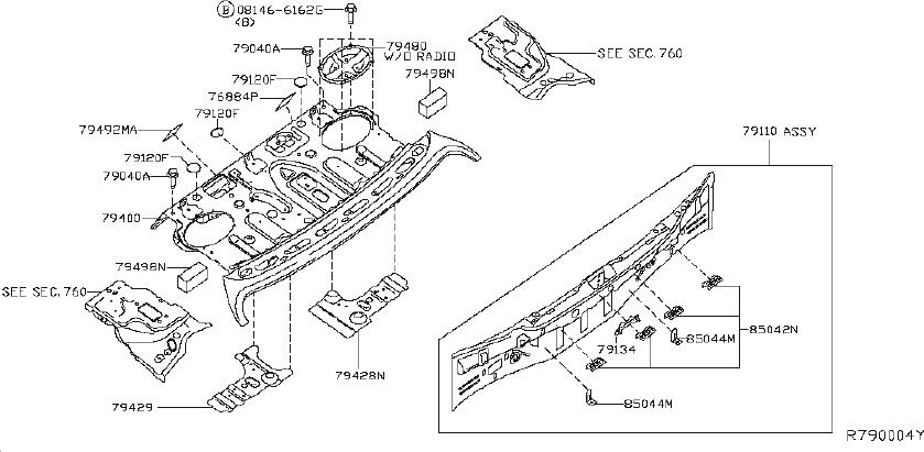 Nissan-Altima-Rear-Body-Panel-(Rear,-Upper)---79110-3TA0A-...